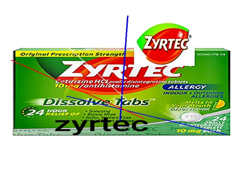 Zyrtec en vente libre